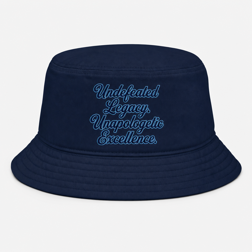 Spelman "Undefeated" Navy Bucket Hat