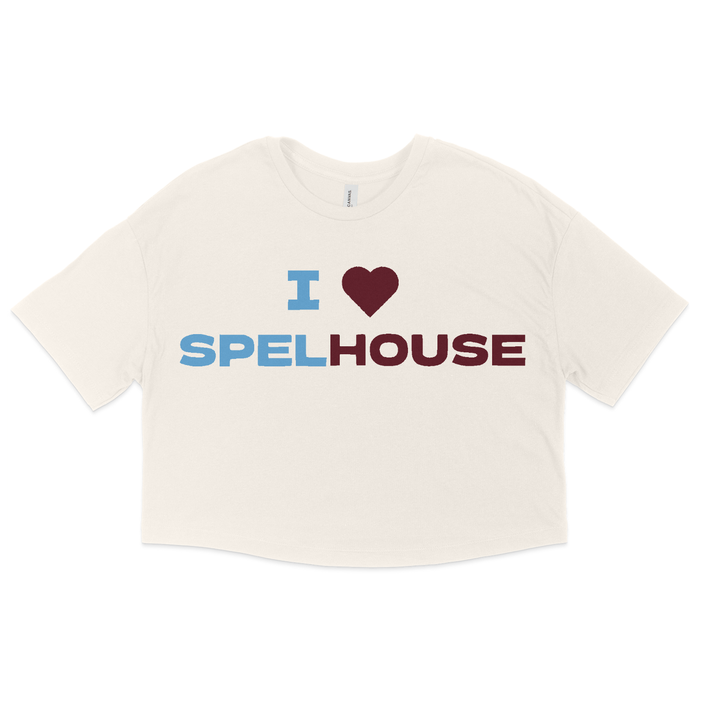 4TLOT AUC "I Love Spelhouse" Women's Cropped Tee