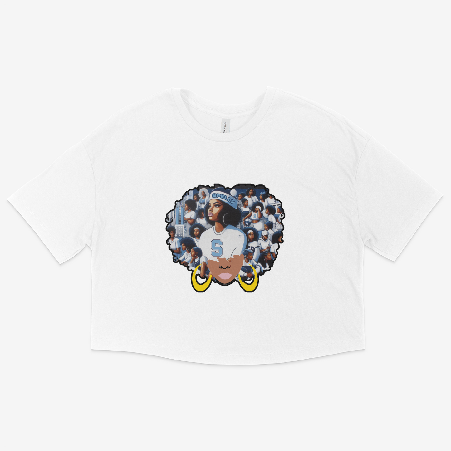 "Spelman FRO" Women's Cropped Tee