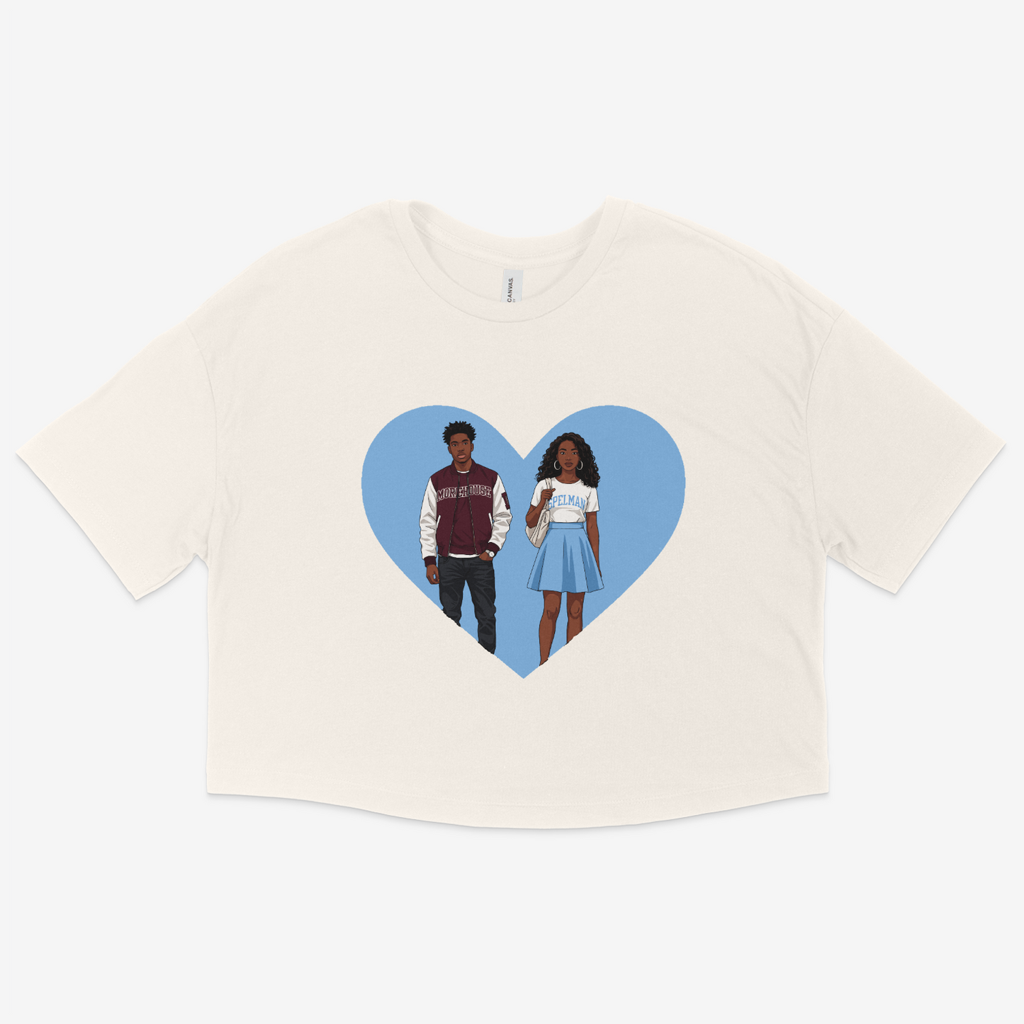 4TLOT AUC "Spelhouse Heart" Women's Cropped Tee