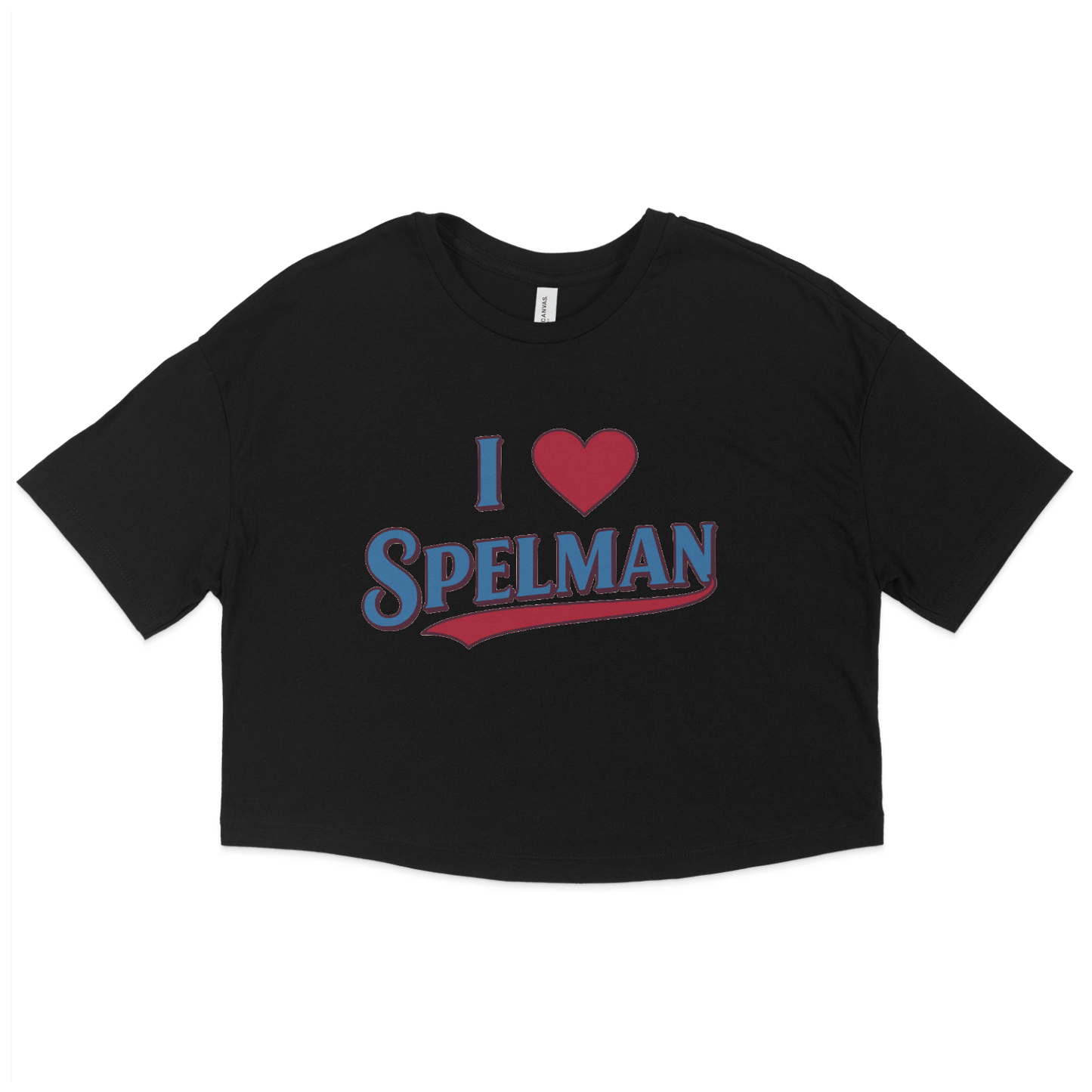 4TLOT AUC "I Love Spelman" Women's Cropped Tee