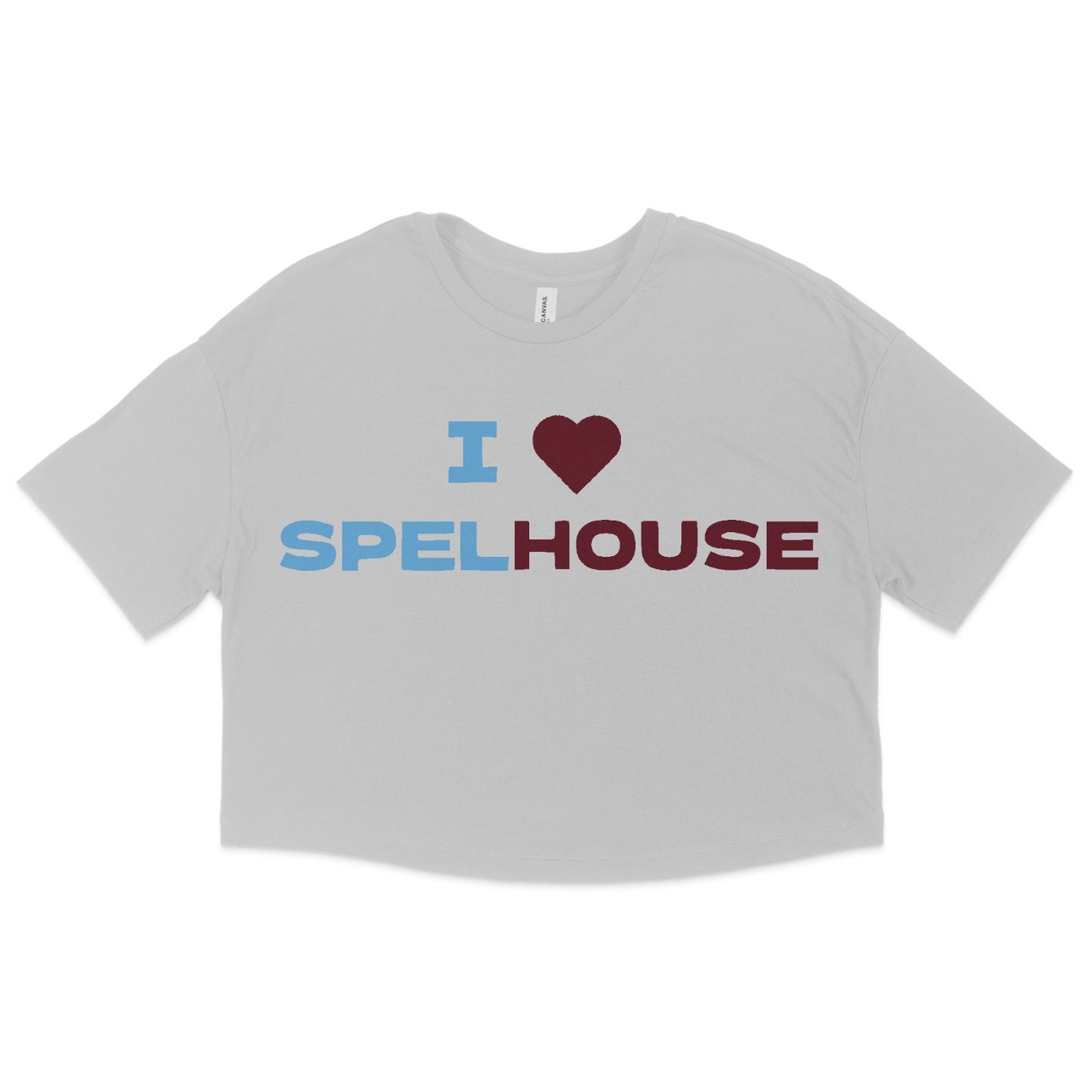 4TLOT AUC "I Love Spelhouse" Women's Cropped Tee