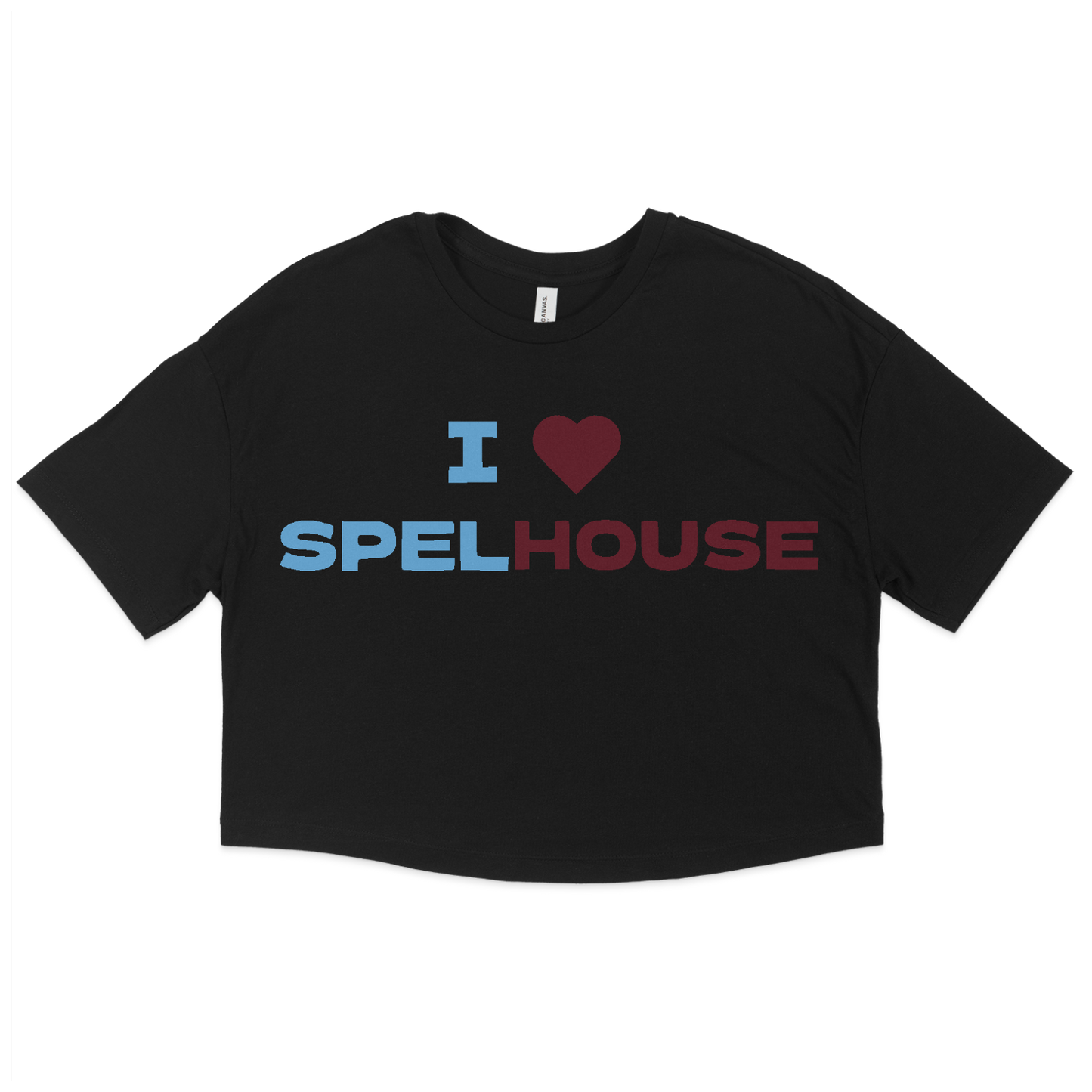 4TLOT AUC "I Love Spelhouse" Women's Cropped Tee