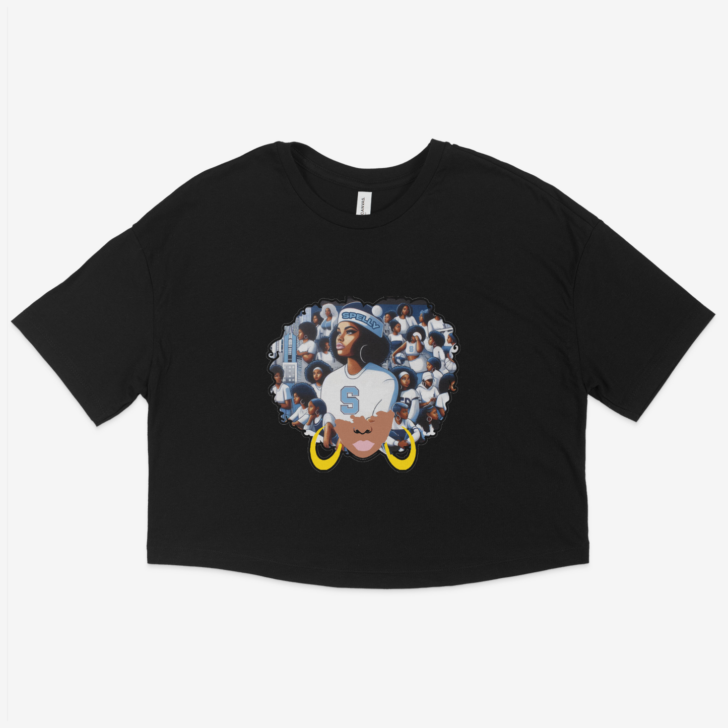"Spelman FRO" Women's Cropped Tee