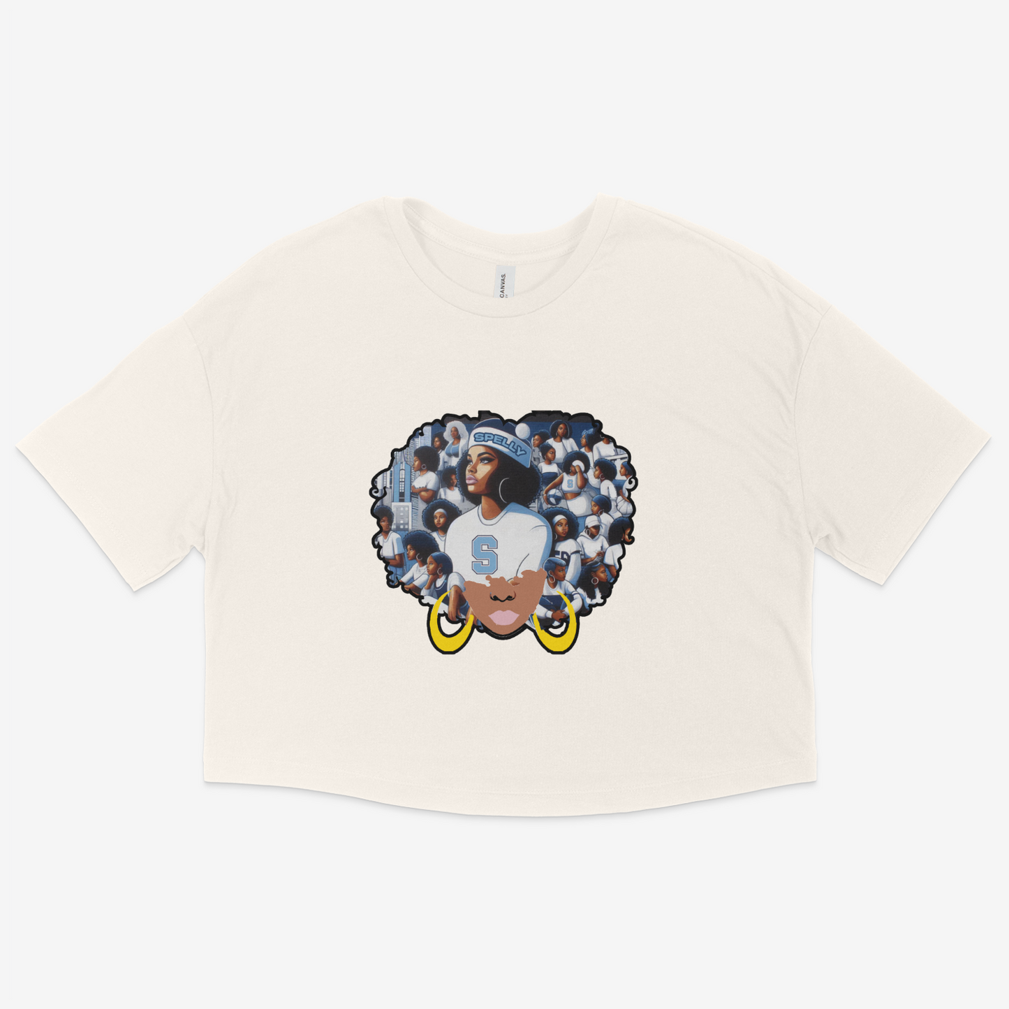 "Spelman FRO" Women's Cropped Tee