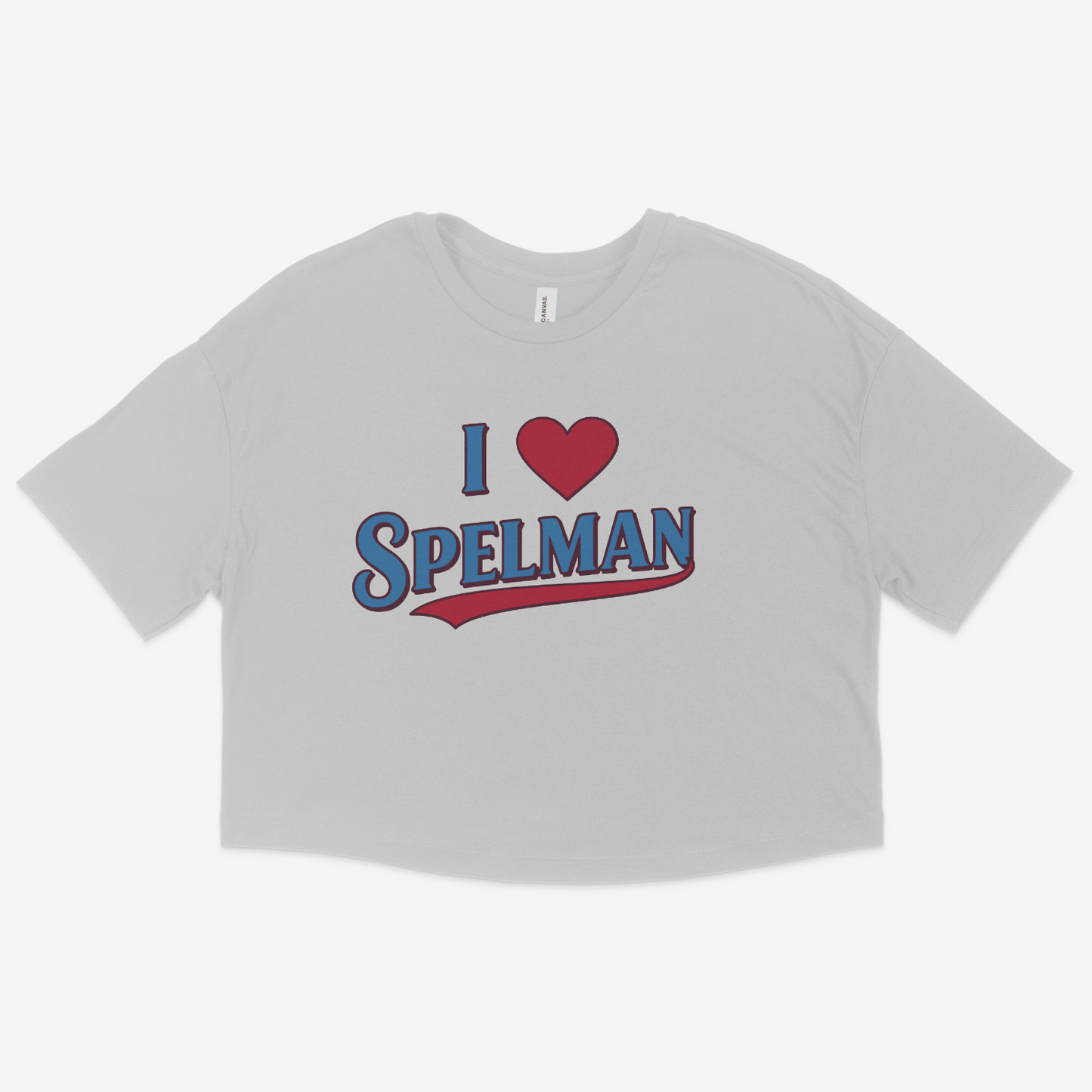 4TLOT AUC "I Love Spelman" Women's Cropped Tee