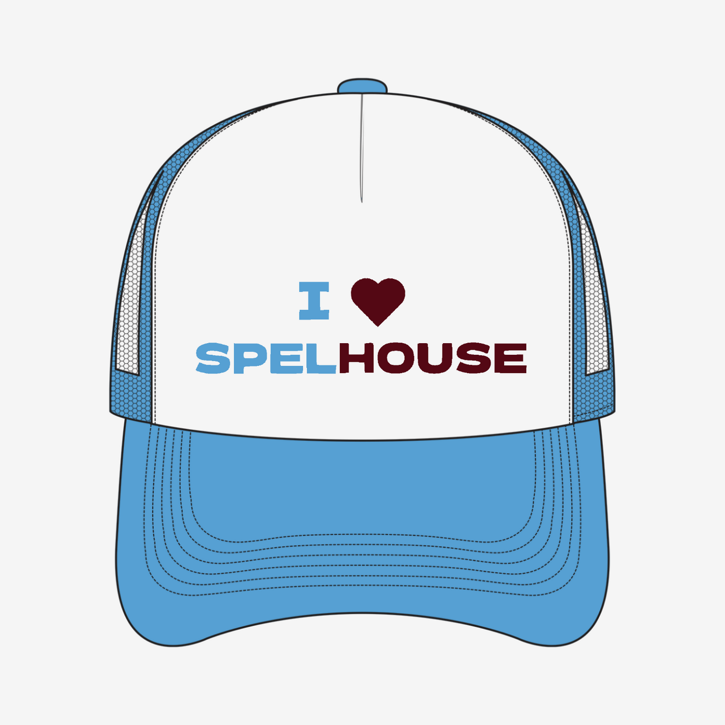 4TLOT AUC "I Love Spelhouse" Trucker
