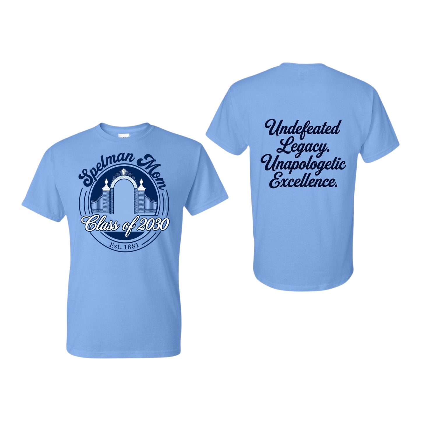"Proud Spelman Mom" Tee