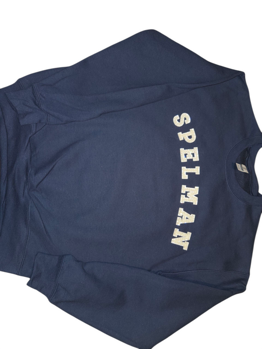 Spelman Crystal and Pearl Signature Sweatshirt