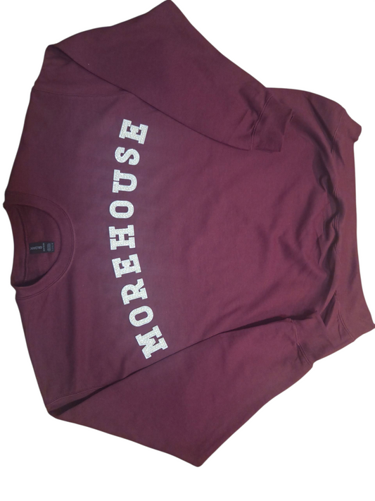 Morehouse Crystal and Pearl Signature Sweatshirt