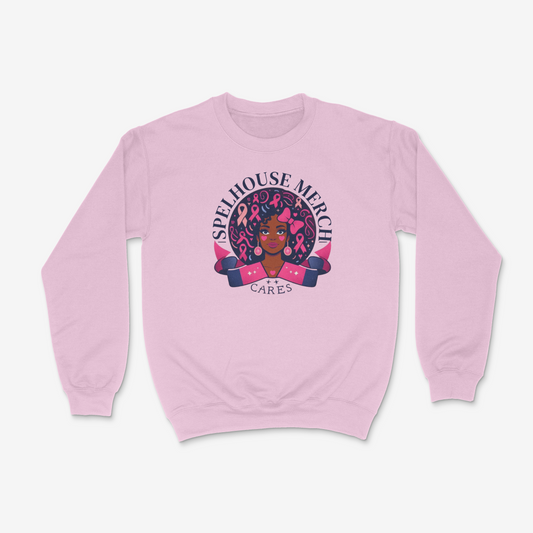 SP Merch Cares Blue Fro Sweatshirt
