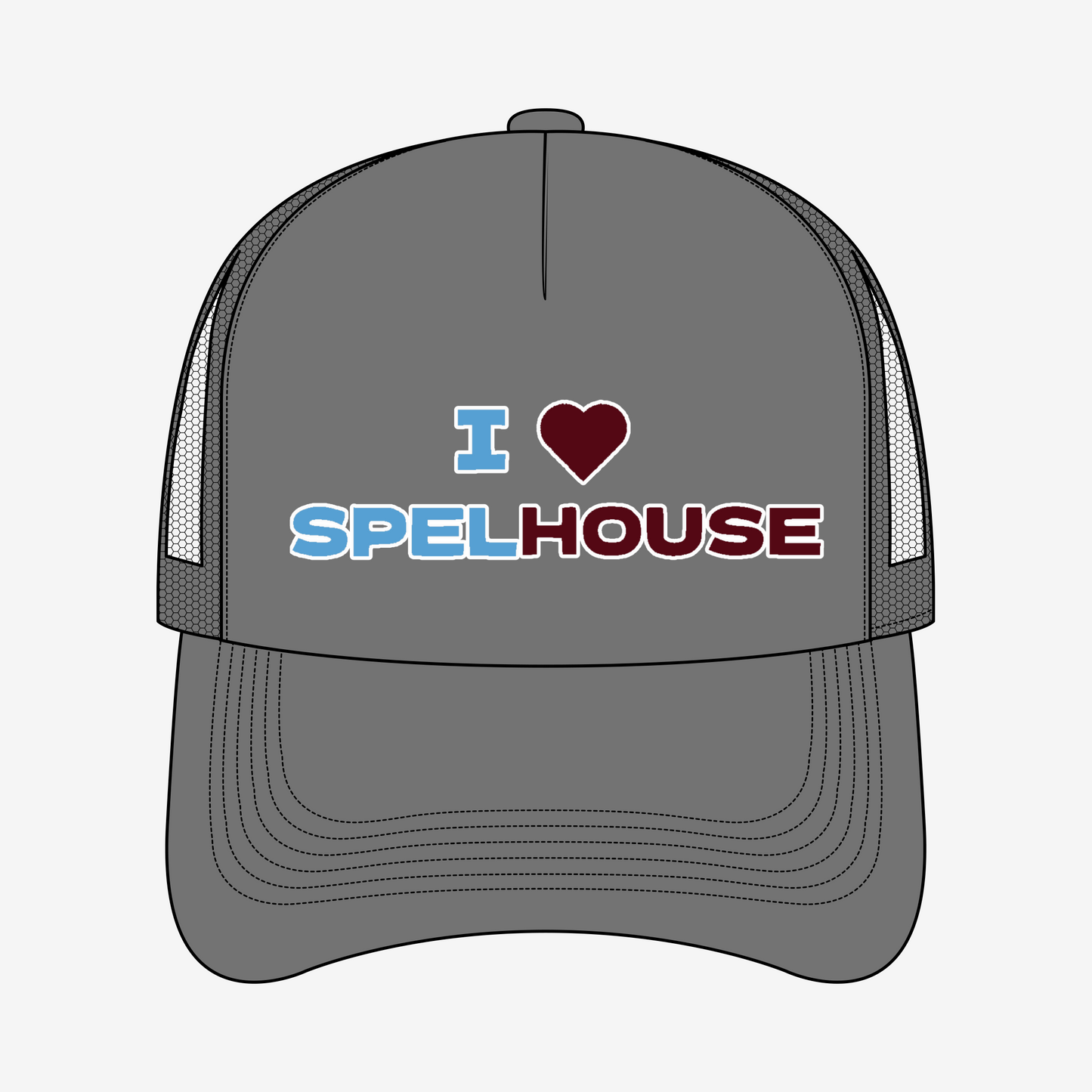 4TLOT AUC "I Love Spelhouse" Trucker