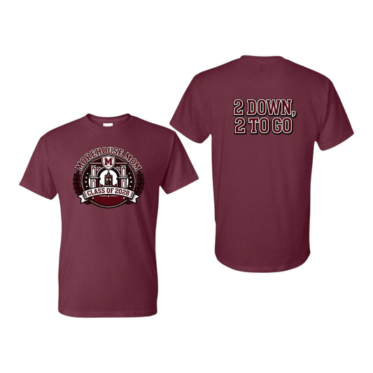 2028 "2 Down, 2 To Go Mom" Tee